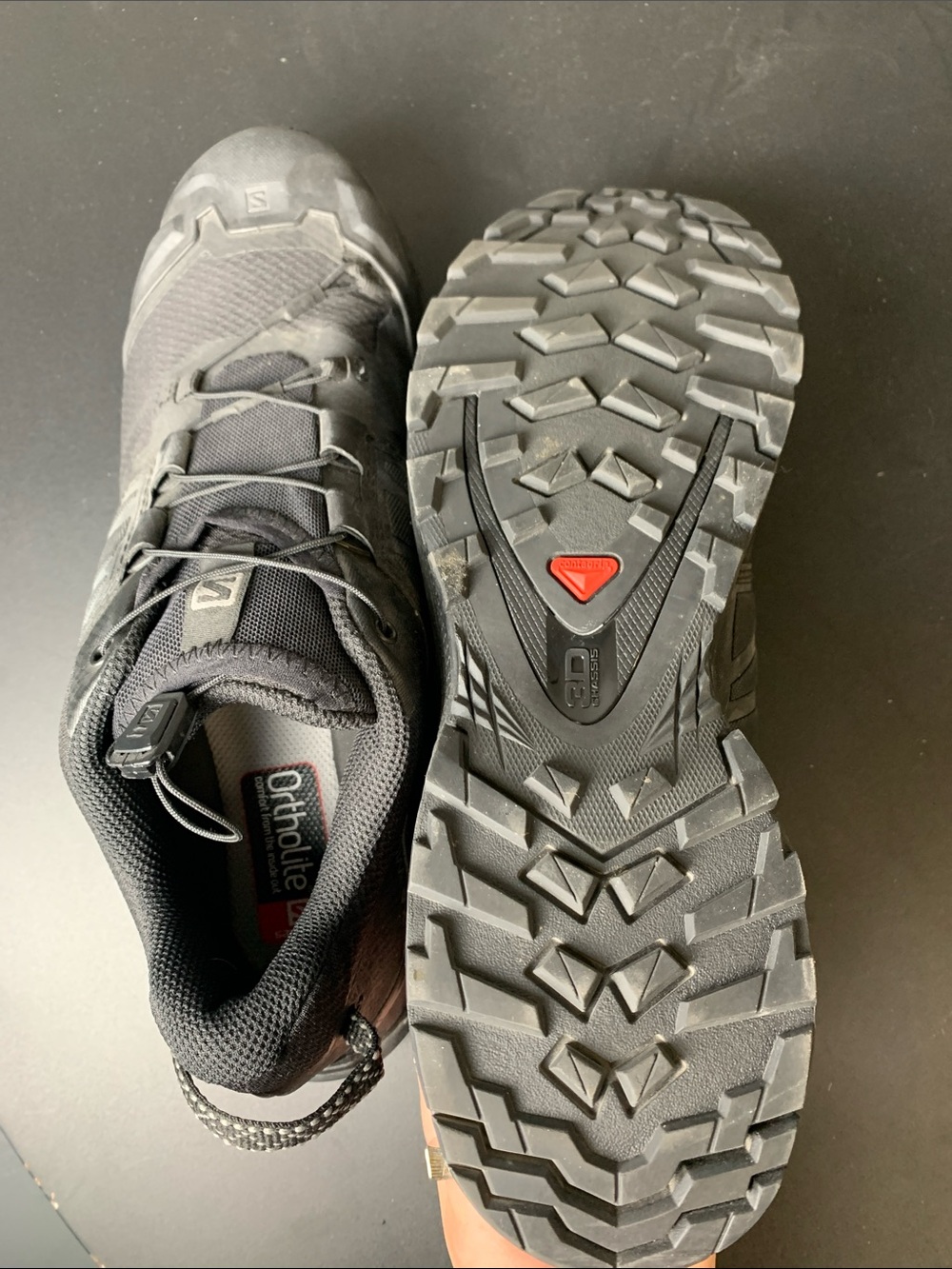 Salomon Black Women's Trail Sneakers - Picture 6 of 7